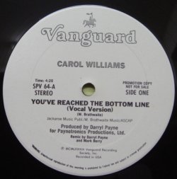 画像1: Carol Williams - You've Reached The Bottom Line