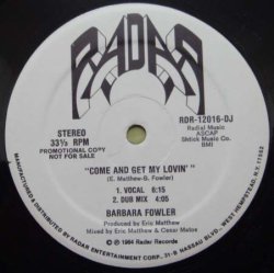 画像1: Barbara Fowler - Come And Get My Lovin(Promo)