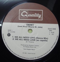 画像1: Ebony - We All Need Love