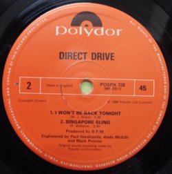 画像1: Direct Drive - I Won't Be Back Tonight