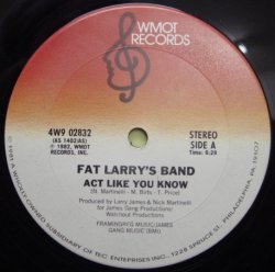 画像1: Fat Larrys Band - Act Like You Know