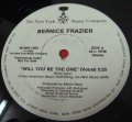 Bernice Frazier - Will You Be The One