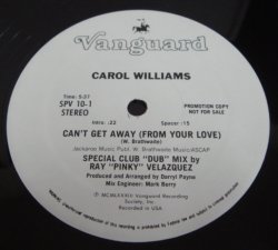 画像1: Carol Williams - Can't Get Away (Re)