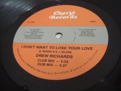 画像1: Drew Richards - I Don't Want To Lose Your Love
