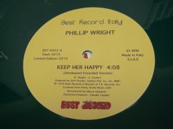画像1:  Phillip Wright ‎– Keep Her Happy  (Re)