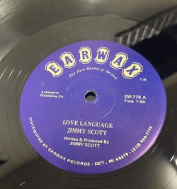 画像1:  Jimmy Scott  ‎– Love Language / Be Careful