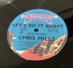 画像1:  Chris Mills ‎– Let's Do It Right 