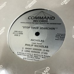 画像1: Nicholas - Stop Your Searchin'