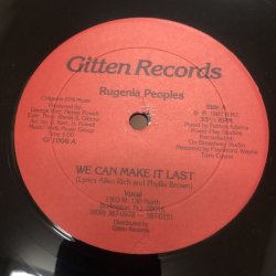 画像1: Rugenia Peoples - We Can Make It Last