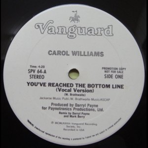 画像: Carol Williams - You've Reached The Bottom Line