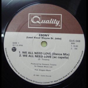 画像: Ebony - We All Need Love