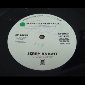 画像: Jerry Knight - Overnight Sensation (Promo)