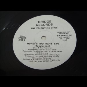 画像: Valentine Brothers (The) - Money's Too Tight