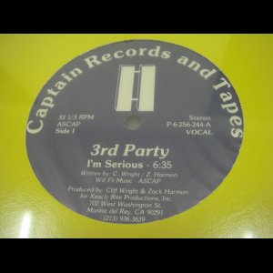 画像: 3rd Party - I'm Serious (Sealed)