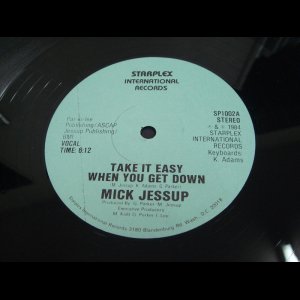 画像: Mick Jessup - Take It Easy When You Get Down