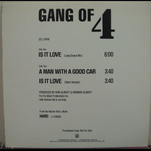 画像: Gang of 4 - Is It Love