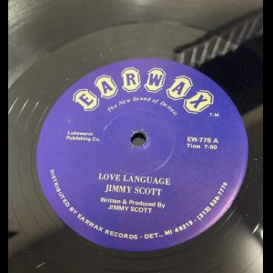 画像:  Jimmy Scott  ‎– Love Language / Be Careful