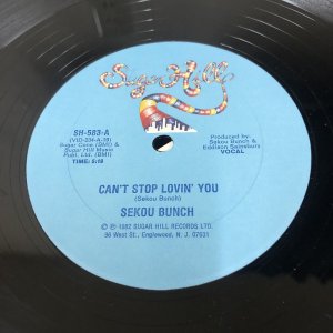 画像:  Sekou Bunch ‎– Can't Stop Lovin' You 