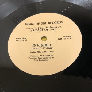 画像: Paul Jackson Jr &  Heart Of One ‎- Invisible