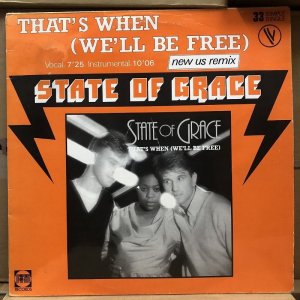 画像: State of Grace - That's When We'll Be Free (New US Remix)