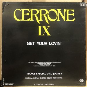 画像: Cerrone – Get Your Lovin