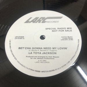 画像: La Toya Jackson – Bet'Cha Gonna Need My Lovin' (Special Radio Mix)