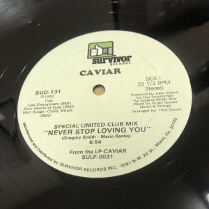 画像: Caviar - Never Stop Loving You