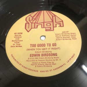 画像: Edwin Birdsong – Too Good To Go 