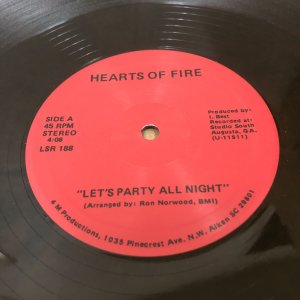画像: Hearts Of Fire - Let's Party All Night（Re)