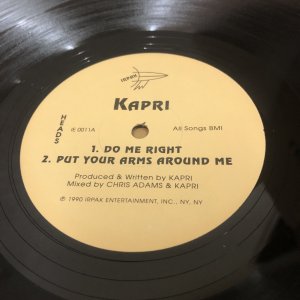 画像: Kapri - Do Me Right / Put Your Arms Around Me / You Keep Thinking