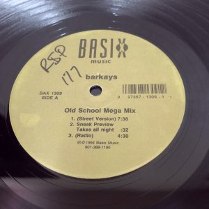 画像: Barkays - Old School Mega Mix / Out Of My Mind