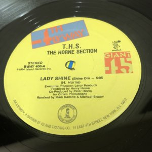画像:  T.H.S. The Horne Section - Lady Shine (Shine On) 