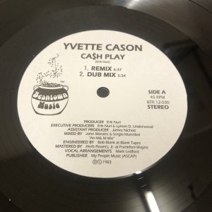 画像: Yvette Cash - Cash Play / Next To You (Re)