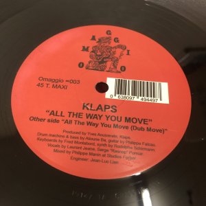 画像: Klaps – All The Way You Move　 (Re)