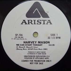 画像: Harvey Mason - We Can Start Tonight