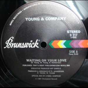 画像: Young & Company - Waiting On Your Love