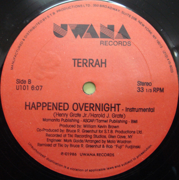 画像: Terrah - Happened Overnight