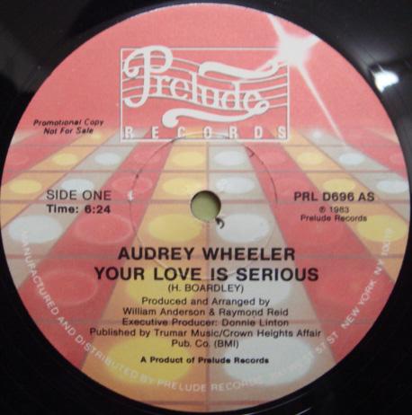 画像1: Audrey Wheeler - Your Love Is Serious