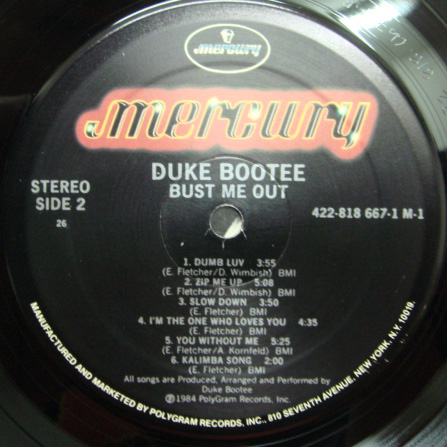 画像: Duke Bootee - Bust Me Out