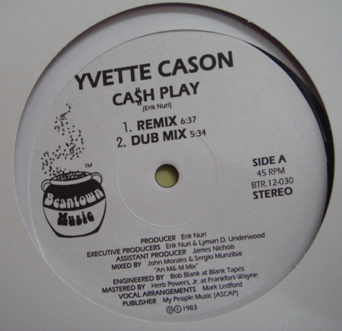 画像1: Yvette Cash - Cash Play / Next To You (Re)