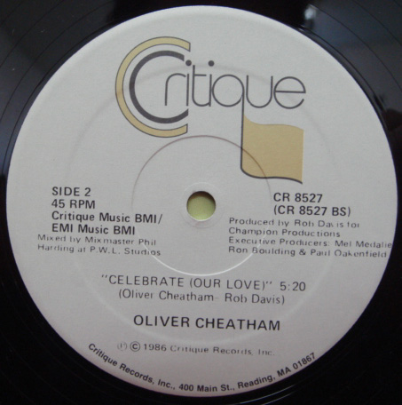 画像1: Oliver Cheatham - Celebrate Our Love