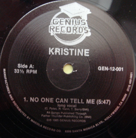 画像1: Kristine - No One Can Tell Me