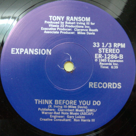 画像: Tony Ransom - Stay If You Wanna