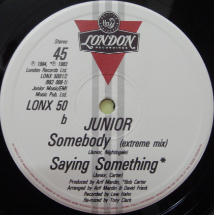 画像: Junior - Somebody