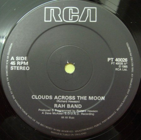 画像: Rah Band - Clouds Across The Moon(UK)