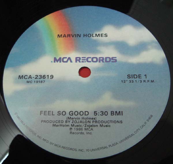 画像:  Marvin Holmes ‎- Feel So Good 