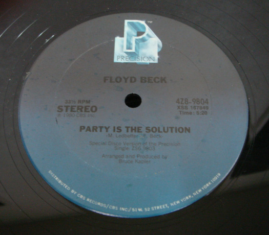 画像: Floyd Beck – Party Is The Solution