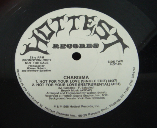画像: Charisma - Hot For Your Love(Promo)