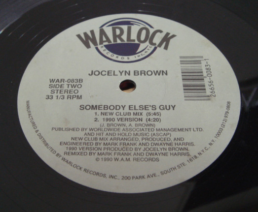 画像1: Jocelyn Brown - Somebody Else's Guy 1990