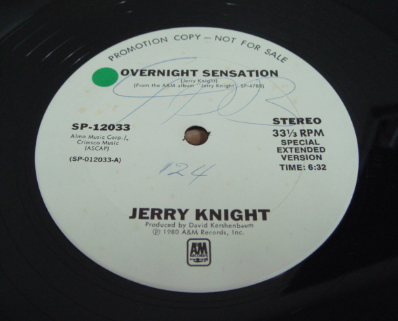 画像1: Jerry Knight - Overnight Sensation (Promo)